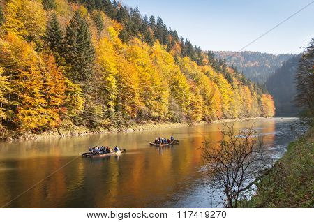 Autumn Rafting - Dunajec River