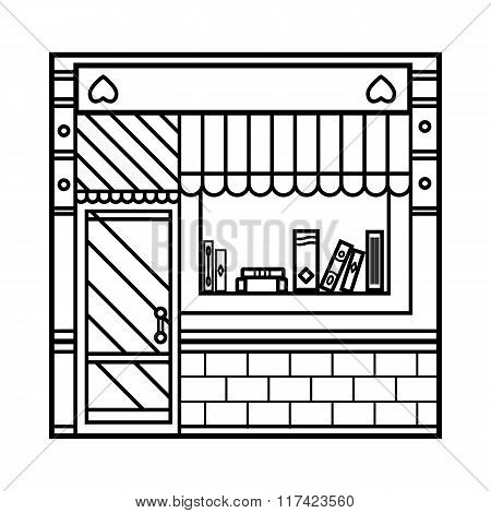 shop store line icon