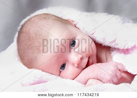 Alert New Born Girl