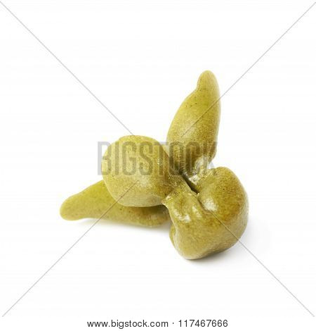 Single sacchettoni pasta isolated