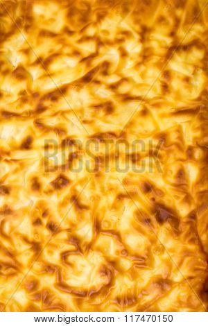 Traditional Turkish home-baked Banitsa - pie with cheese