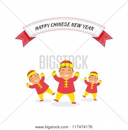 New Year Background with Monkey