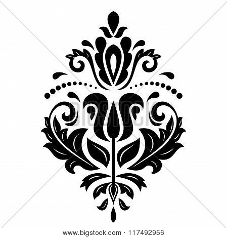 Elegant Vector Ornament in the Style of Barogue