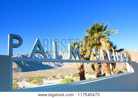 Palm Springs Sign in Palm Springs