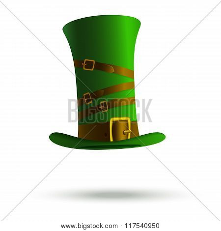 Leprechaun Hat On A White Background. Isolated Object