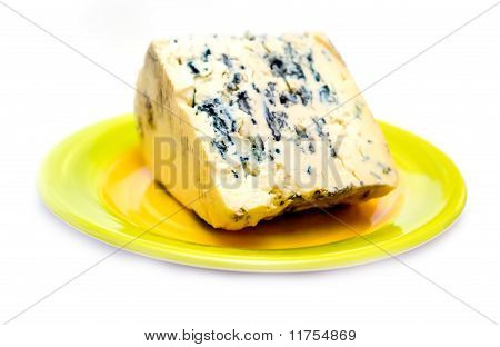 Slice Of French Musty Cheese
