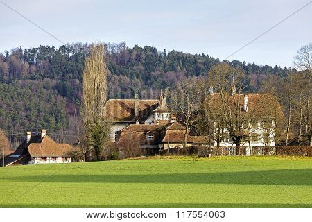 Wittigkofen Palace In Bern, Switzerland