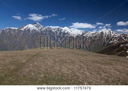 Regione di Khevi montagne del Caucaso. Georgia.