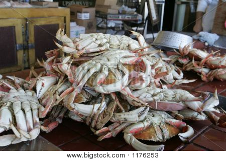 Boiled Dungeness Crabs