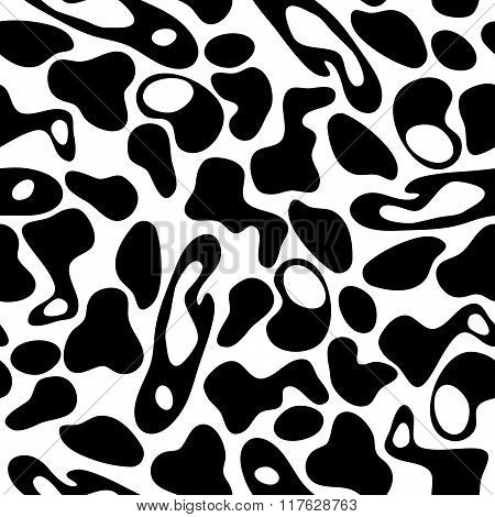 Vector Hand-painted Seamless Pattern With Abstract Doodles