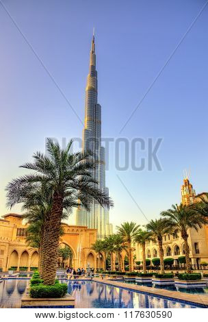 View Of Burj Khalifa Tower In Dubai