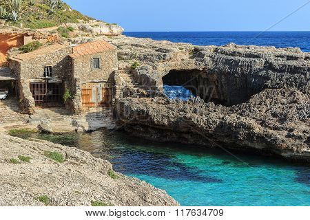 Cala s'Almunia beach, east coast of Majorca