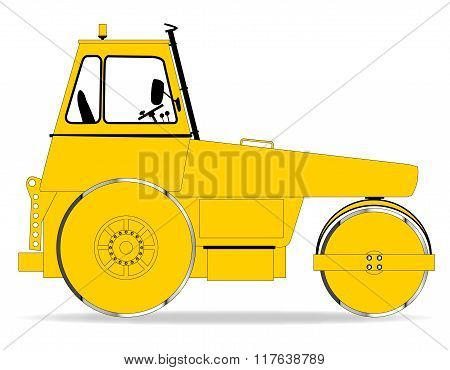 Modern Road Roller