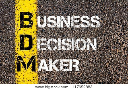 Business Acronym Bdm Business Decision Maker