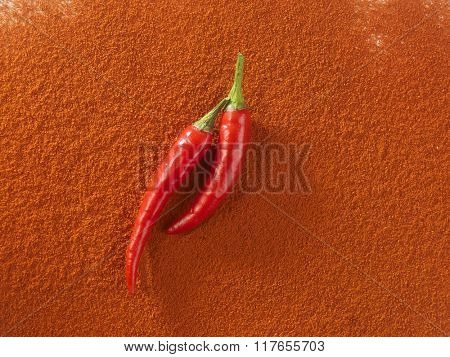 chili padi and chili powder