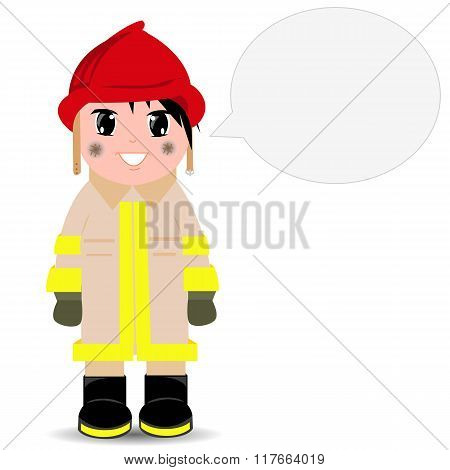 illustrated Fireman