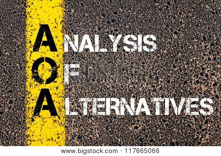 Business Acronym Aoa Analysis Of Alternatives
