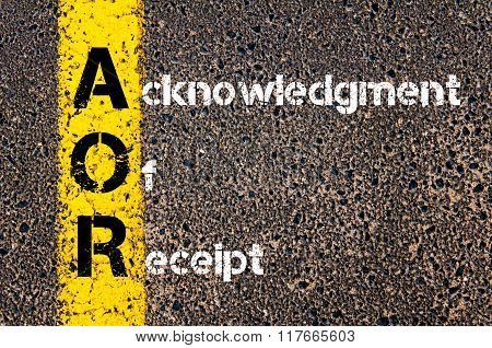 Business Acronym Aor Acknowledgment Of Receipt
