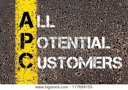 Business Acronym Apc All Potential Customers