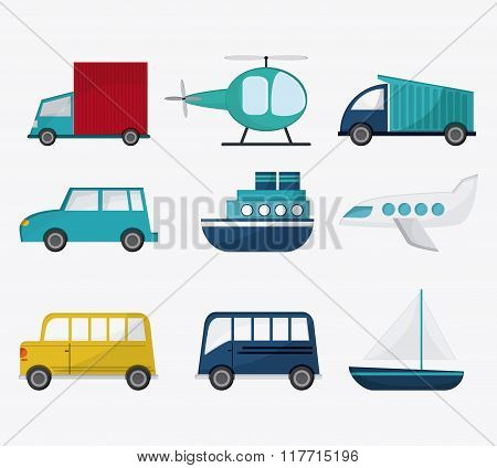 Transportation  icon design