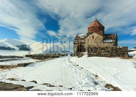 Sevanavank Monastery In Winter