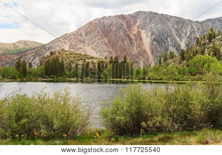 Lake at Mammoth Lakes area, California