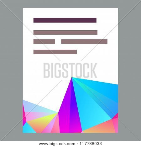 Polygonal decorational element