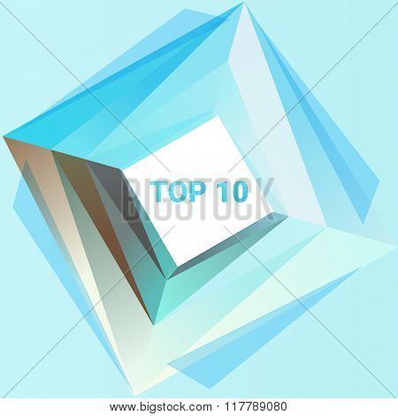 Polygonal decorational element