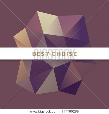 Polygonal decorational element