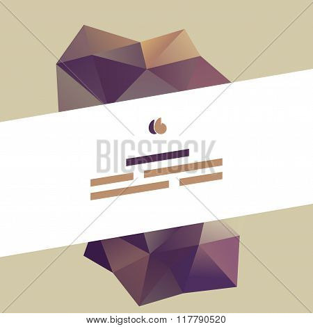 Polygonal decorational element