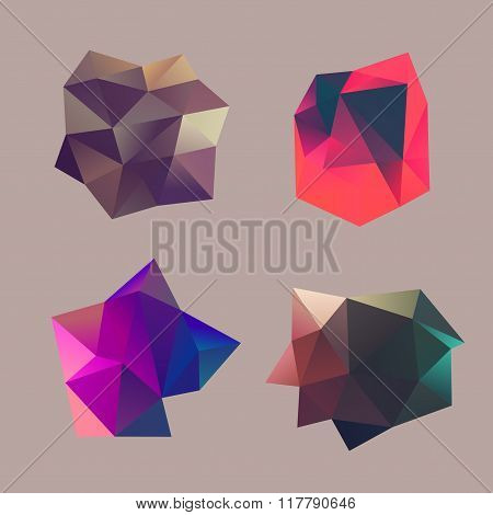 Polygonal decorational element