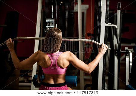 Ftiness Woekout - Popular Beautiful Aoung Woman Workout In Fitness Gym, Training Body Building For B