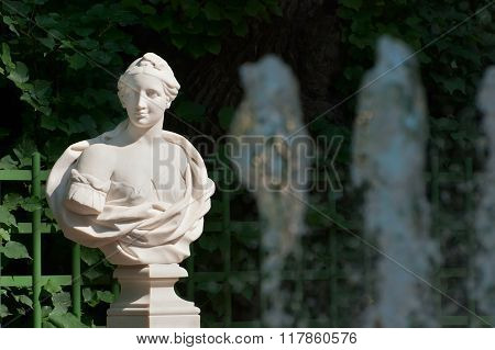 Saint-Petersburg. Russia. Bust of Corinna