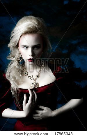 Modern interpretation of historical figure Marie Antuanette