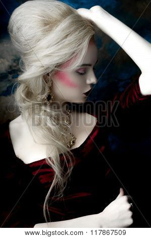 Modern interpretation of historical figure Marie Antuanette