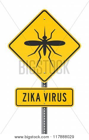 Zika Virus Roadsign