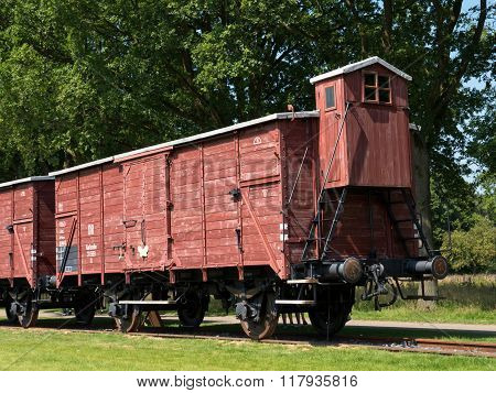 Railway Wagon At Former Nazi Transit Camp Westerbork