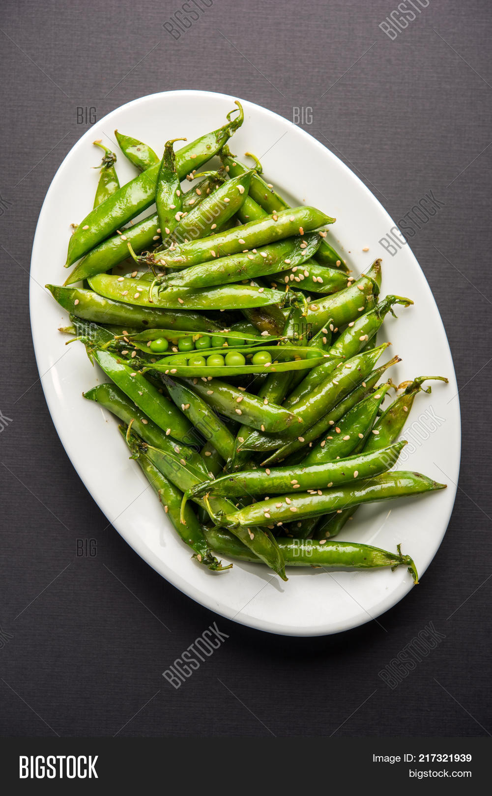 Spicy Fried Green Peas Image & Photo (Free Trial) Bigstock