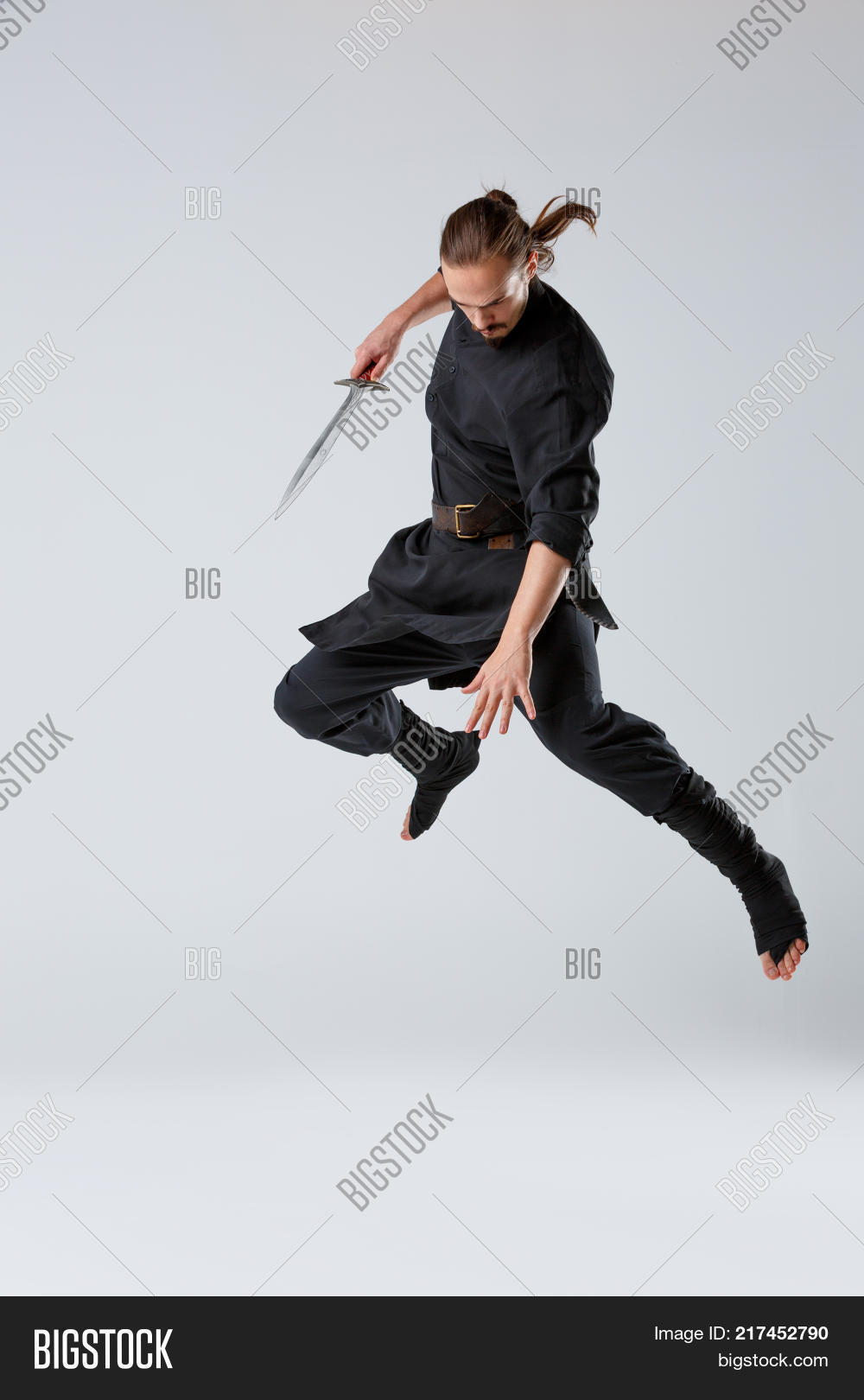 Ninja Man Long Hair Image & Photo (Free Trial) | Bigstock