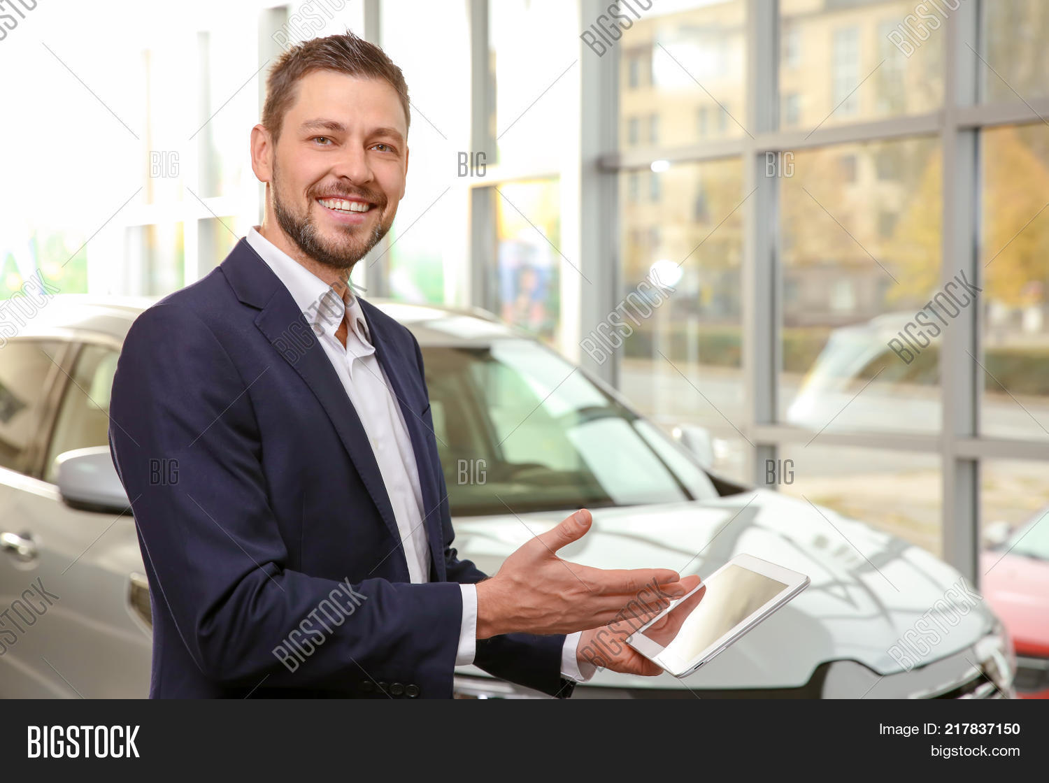 Handsome Car Salesman Image & Photo (Free Trial) Bigstock