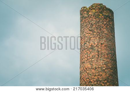 Ruins Of A Ruined Old Large Factory.