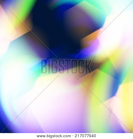 Blue polygonal illustration consist of hexagonal elements. Triangular pattern for your business design. Geometric background with gradient.