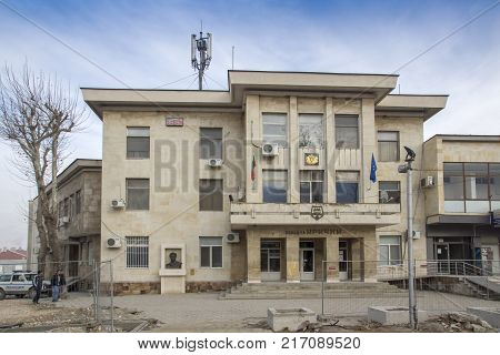 KRICHIM, BULGARIA - DECEMBER 23, 2013: Center of Historical Town of Krichim, Plovdiv Region, Bulgaria