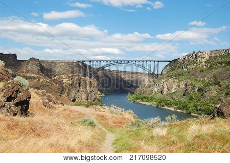 Perrine Bridge Over Snake River