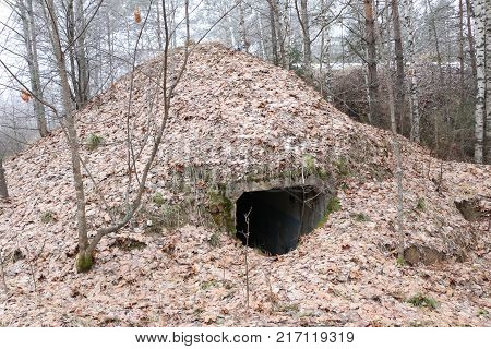 The Old Destroyed Military Base Of Missile Forces After The Explosions With The Command Post And The