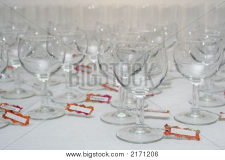 Vandglas til fest