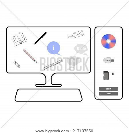 Vector image capabilities of modern desktop personal computers