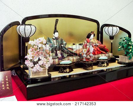 Japanese Doll Festival for girls - The Emperor and Empress.