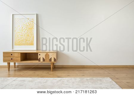 Poster In Simple Living Room