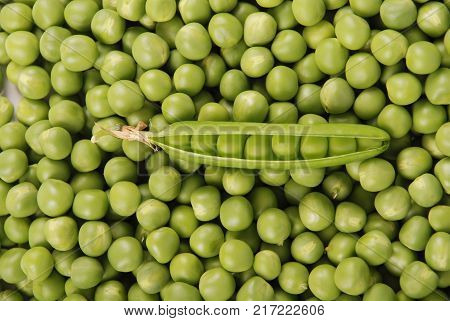 Peas green color food agriculture fresh texture photo stock